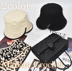 Hats & Cap Ladies A/W Crochet Hat Plain Warm