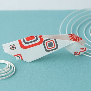 ポストカード メッセージカード ori-hagaki geometric/Koi コイ　折り紙　日本製