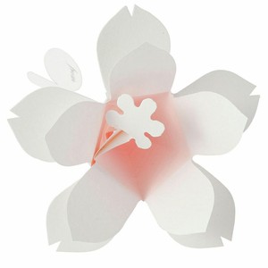 贺卡 折纸 樱花 1张 日本制造
