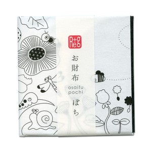 Petit envelope Wallet Line Drawing Made in Japan