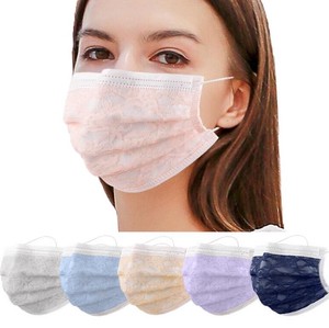 Mask Non-woven Cloth Mask Adult Construction Various Color disposable Mask