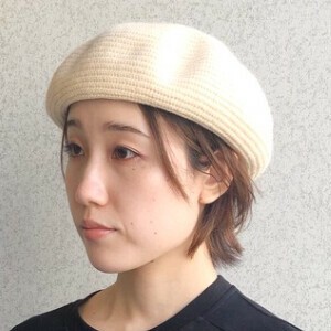 【2025秋冬】ニット サーモ ベレー 帽子 抗菌 消臭 レディース