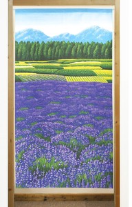 Noren Lavender 85 x 150cm Made in Japan