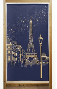 Japanese Noren Curtain Eiffel Tower M Made in Japan