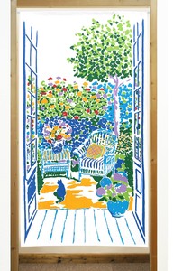 Japanese Noren Curtain Garden 85 x 150cm Made in Japan