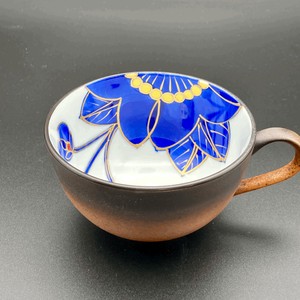 【日本製 有田焼】藍桜　スープカップ　カップ