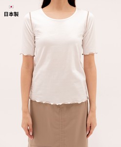 T 恤/上衣 上衣 配色 缝线/拼接 5分袖 日本制造