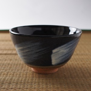青釉白流し　碗形抹茶碗　美濃焼（日本製）