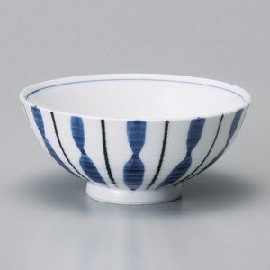 Reinforcement Tokusa Hand-Painted Rice Bowl