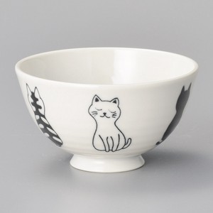 ≪メーカー取寄≫おすわり猫茶碗