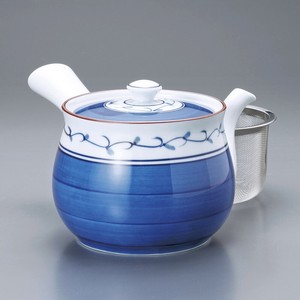 Bellflower Arabesque Extra Large Japanese Tea Pot Arita Ware