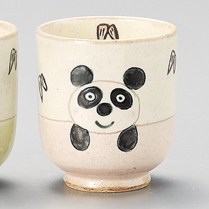 Panda Bear Kids Japanese Tea Cup Red