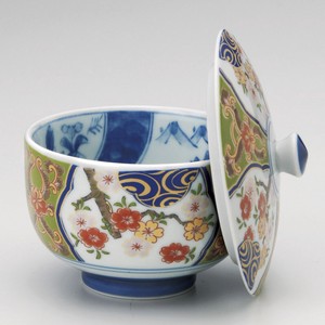 Flower With Lid Pumped Out Arita Ware