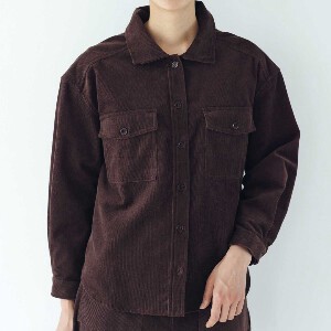 Button Shirt/Blouse Front Pocket Cotton
