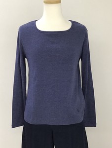 Pearl Knitted Cut And Sewn Square neck