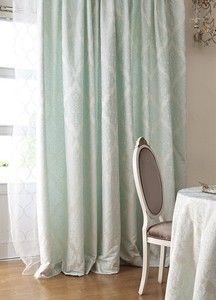 Curtain Elegant Damask Flaming Fire Washable Local Attention