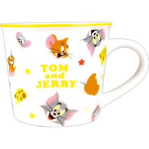 马克杯 Tom and Jerry猫和老鼠 黄色 T'S FACTORY