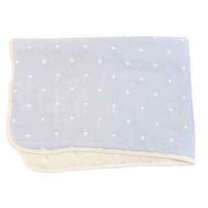 Made in Japan 6 Gauze Blanket Whale Dot