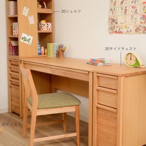 Natural Wood Material Universal Study Desk Shelf Chest