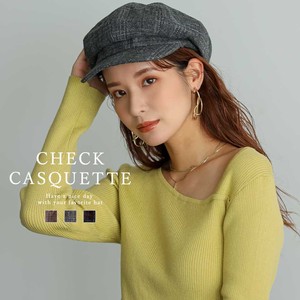 Casquette Hat Checkered Ladies Hats & Cap