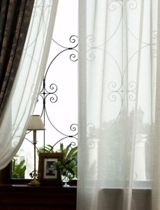 Mirror Lace Curtain Natural Taste Local Attention