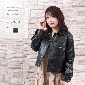Jacket Sheep Leather Genuine Leather 1-colors