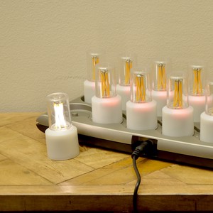 【直送可】【インテリア照明】12ピース充電式キャンドル Smart LAMP mini スマートランプミニ