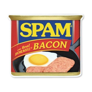 STICKER【SPAM CAN-BACON】スパム ステッカー アメリカン雑貨