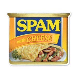 STICKER【SPAM CAN-CHEESE】スパム ステッカー アメリカン雑貨
