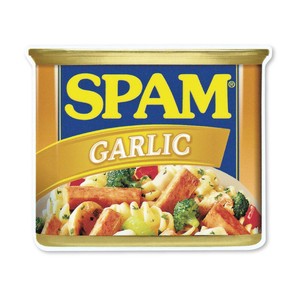 STICKER【SPAM CAN-GARLIC】スパム ステッカー アメリカン雑貨
