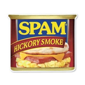 STICKER【SPAM CAN-HICKORY SMOKE】スパム ステッカー アメリカン雑貨