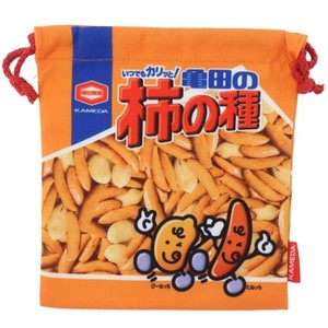 【巾着袋】亀田製菓 柿の種 きんちゃくポーチ