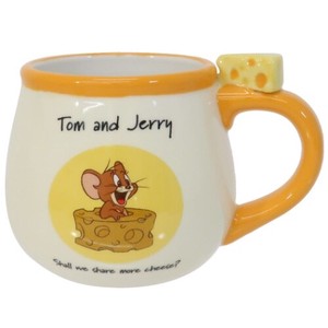 【マグカップ】トムとジェリー フィギュア付きMUG ジェリーとチーズ