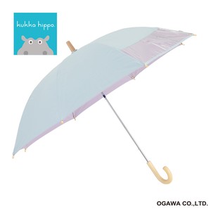 kukka hippoのキッズ晴雨兼用日傘50cm【子ども日傘】　ミントグリーン