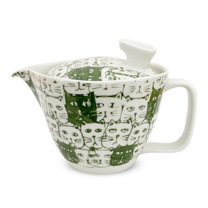 Hasami ware Japanese Teapot with Tea Strainer Cats Cat Green Tea Pot 240ml Made in Japan