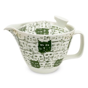 Hasami ware Japanese Teapot with Tea Strainer Cats Cat L M Green Tea Pot Made in Japan