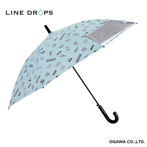 LINEDROPSのキッズ晴雨兼用日傘【子ども日傘/ロゴ】
