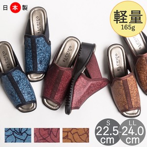 Mules Lightweight Floral Pattern 4.5cm Made in Japan