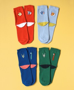 2 Pairs Socks Point Embroidery Short Socks