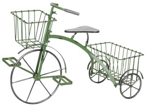 Bicycle Plant Stand Green