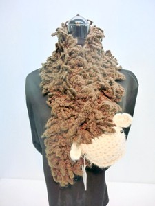 Thick Scarf Wool Blend Scarf Autumn Winter New Item Made in Japan