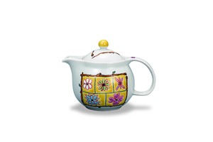 Kutani ware Japanese Teapot Yellow