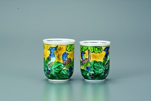 Kutani ware Japanese Tea Cup