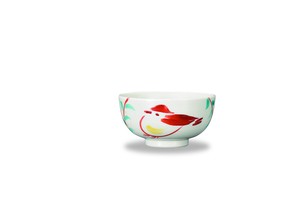 Kutani ware Rice Bowl Little Bird