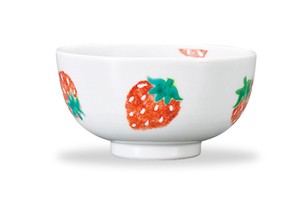 Kutani ware Rice Bowl Strawberry