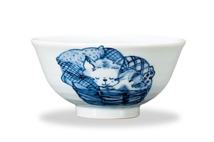 Kutani ware Rice Bowl Yasuragi