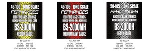 Fernandes BS-2000 ベース弦 Nickel