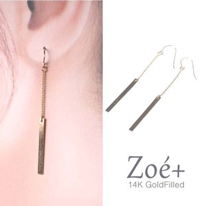1 4 GOLD LED 1 9 7 25 mm 2.5 mm Pierced Earring 1 4 Gold