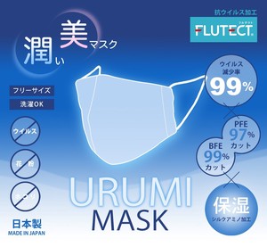 フルテクト（メルトブローン入り）抗ウイルスマスク　2枚セット　日本製