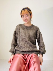 Sweater/Knitwear Pullover Knitted Shaggy